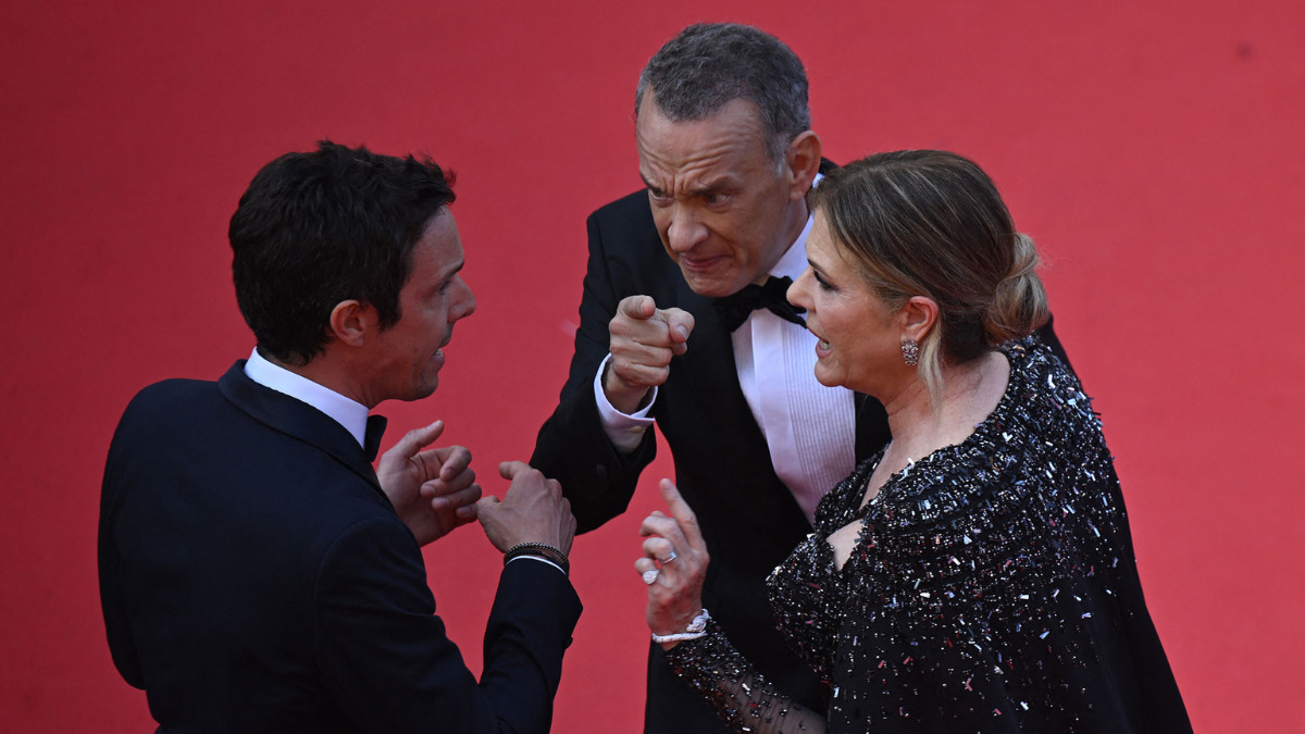 La fuerte bronca de Tom Hanks y su mujer en medio del Festival de Cannes