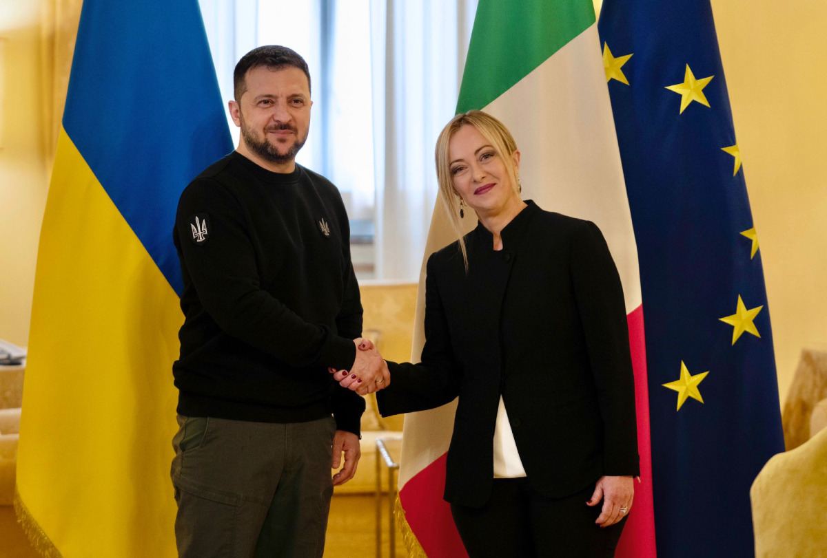Imagen De Zelenski Se Reúne Con El Papa Francisco En El Vaticano 1 Giorgia Meloni Twitter