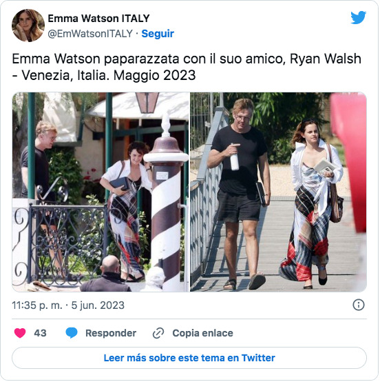 Imagen De Las Fotografías De Emma Watson Paseando Junto A Su Nuevo Amor, Derriten Internet 2 Captura De Pantalla 2023 06 06 A Las 15.31.21