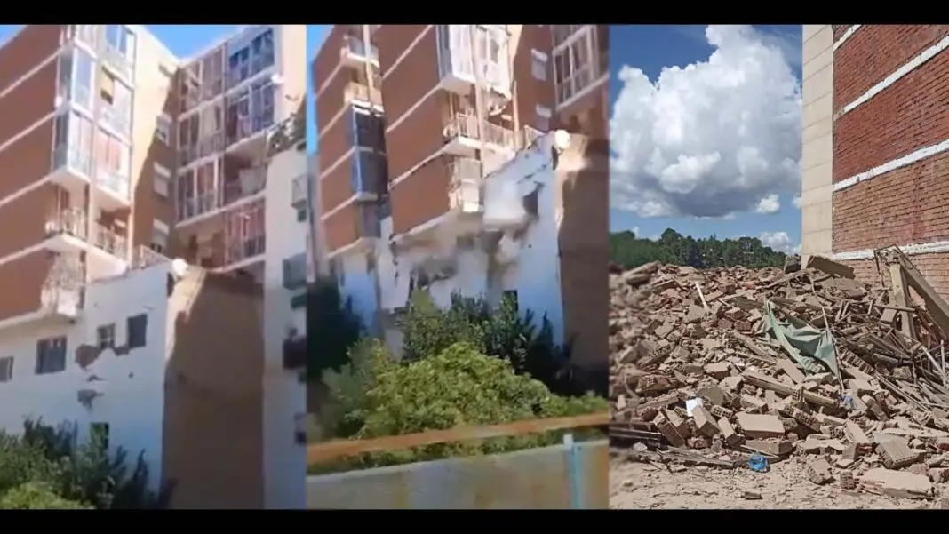 Derrumbe edificio Teruel