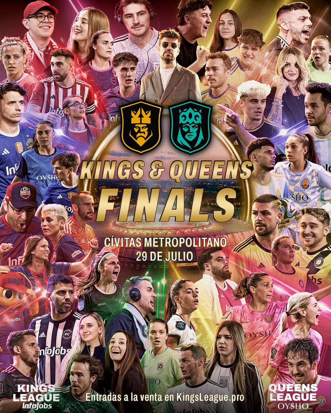 Imagen De La Kings League Jugará Su 2º Final En El Cívitas Metropolitano El 29 De Julio 1 Kings League Final Cívitas Metropolitano Queens League