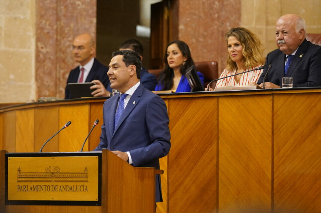 Juanma Moreno Parlamento PP Andalucía
