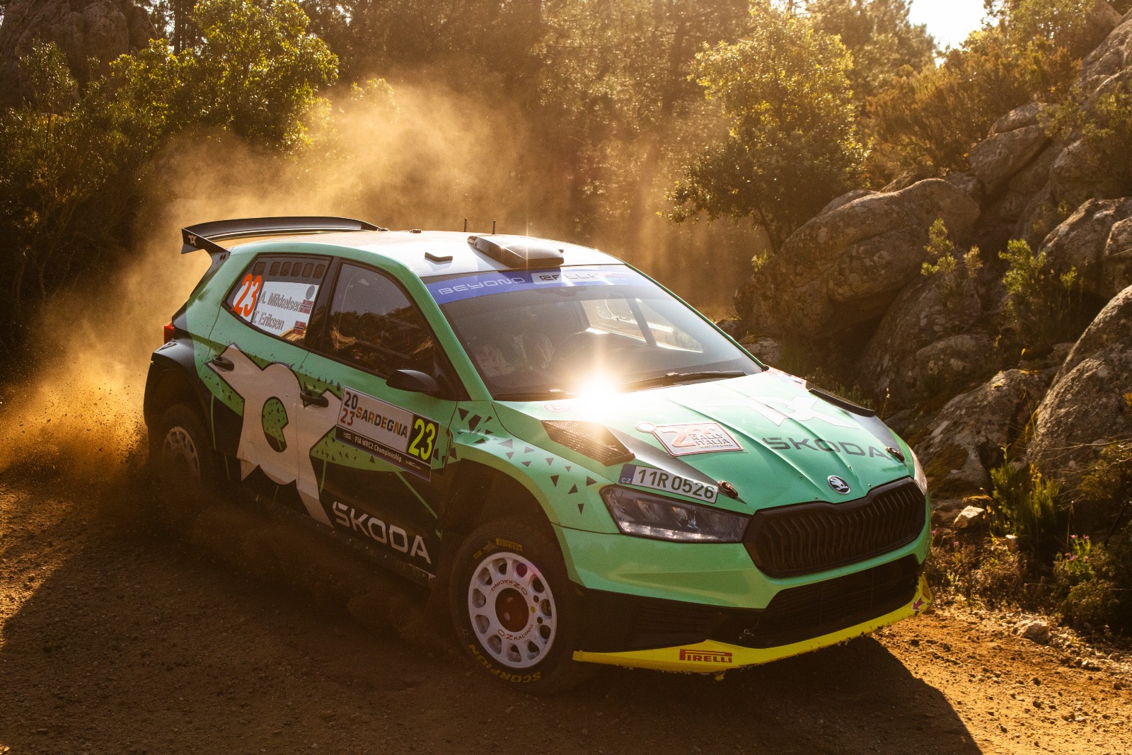 Imagen De Neuville Le Da A Hyundai Su 1º Victoria De 2023 En Cerdeña 3 Wrc Rallye Cerdeña 2023 Skoda Mikkelsen