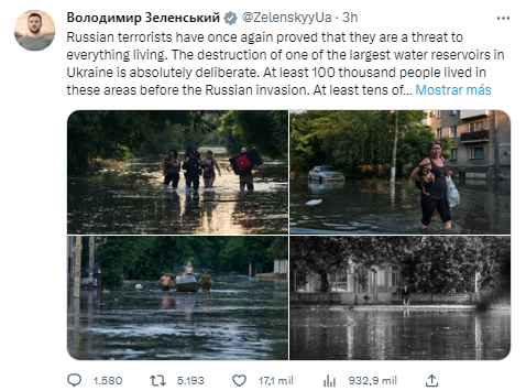 Imagen De Desastre En Ucrania: 7 Desaparecidos Y Miles De Desplazados Tras La Destrucción De La Presa De Nova Kajovka 3 Image 8