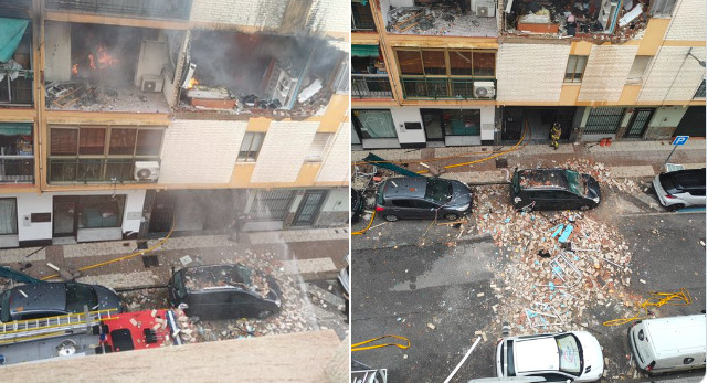 Explosión De Gas En Un Edificio De Badajoz