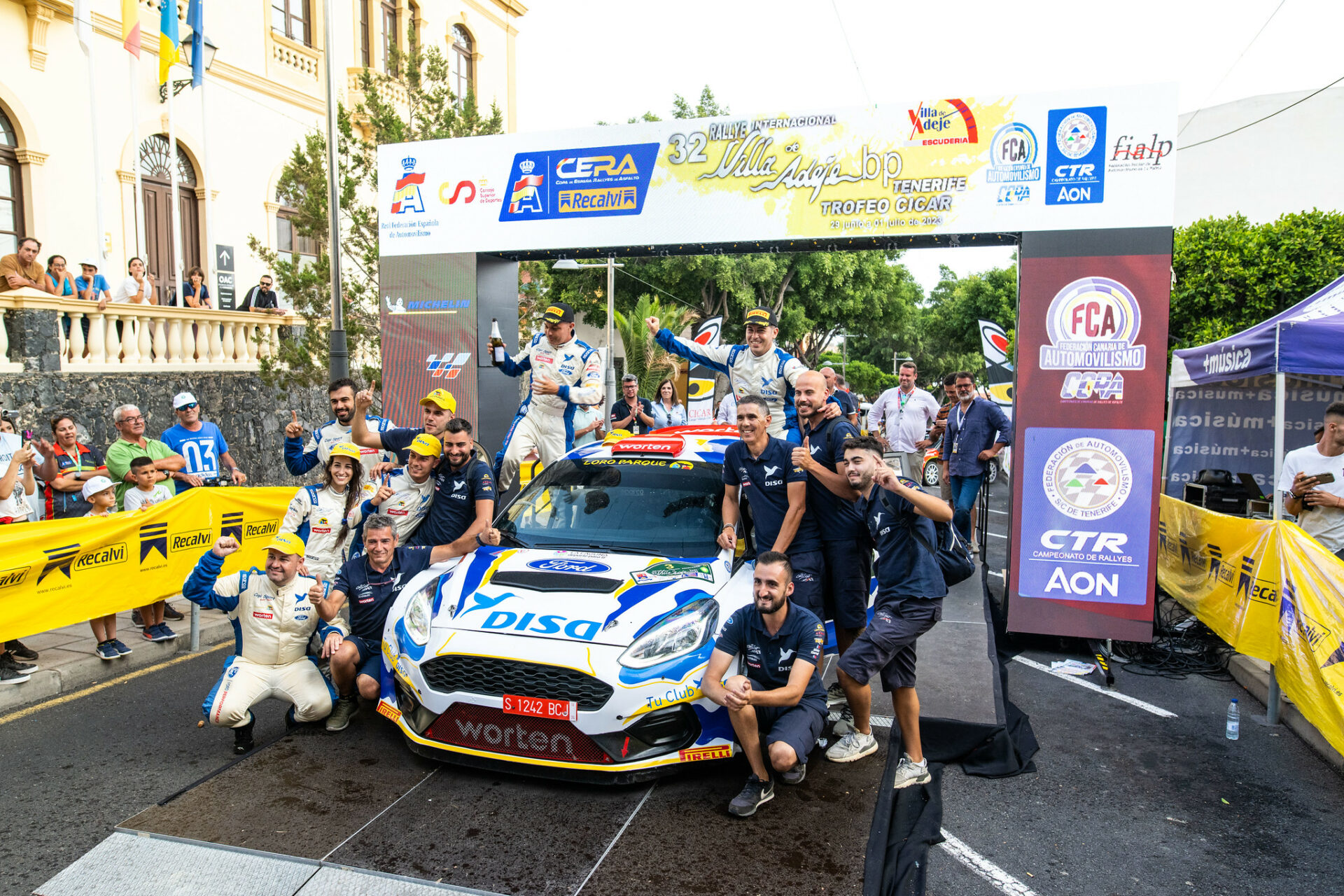 Rallye Villa de Adeje CERA Ford Enrique Cruz