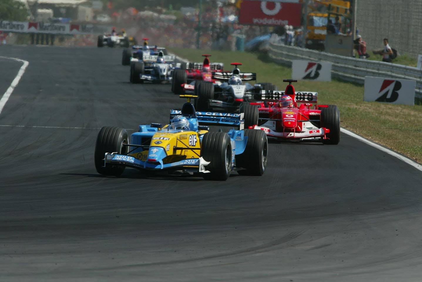 Fórmula 1 F1 Hungría 2003 Renault Ferrari