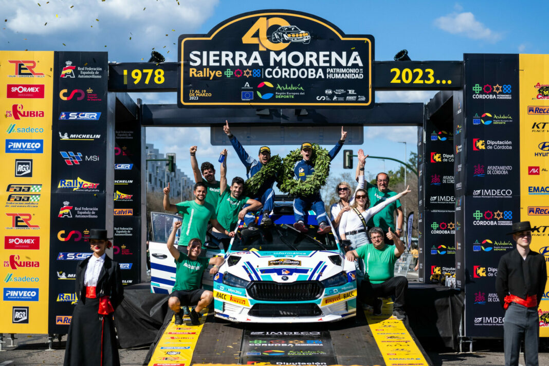 Rallye Sierra Morena 2023 motor deportes
