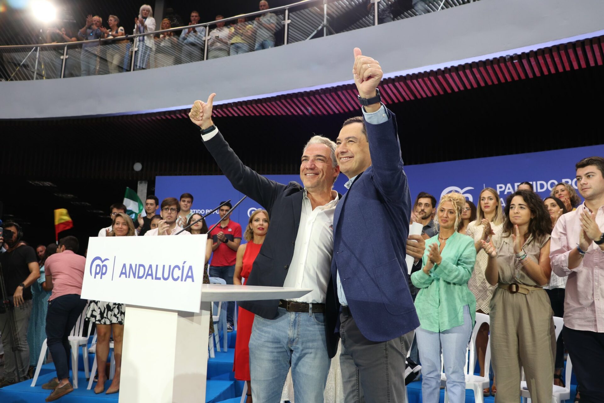 Juanma Moreno PP Andalucía Junta de Andalucía Partido Popular Málaga Elías Bendodo