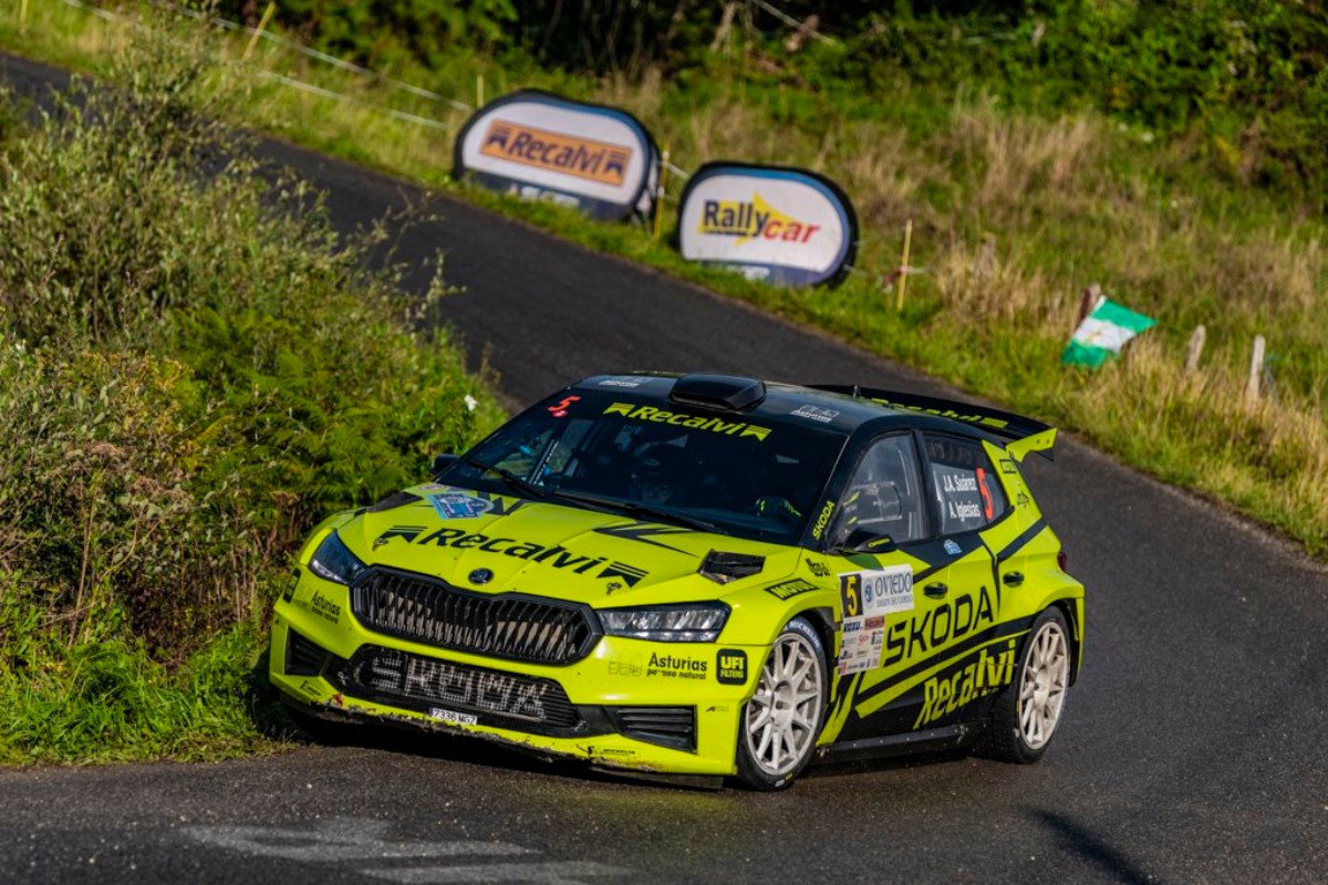 Suárez e Iglesias ganan el singular Rallye Princesa de Asturias mixto del S-CER 2023 para Skoda