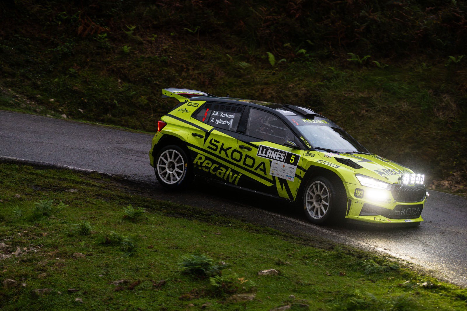 José Antonio Cohete Suárez Skoda Rallye Llanes SCER