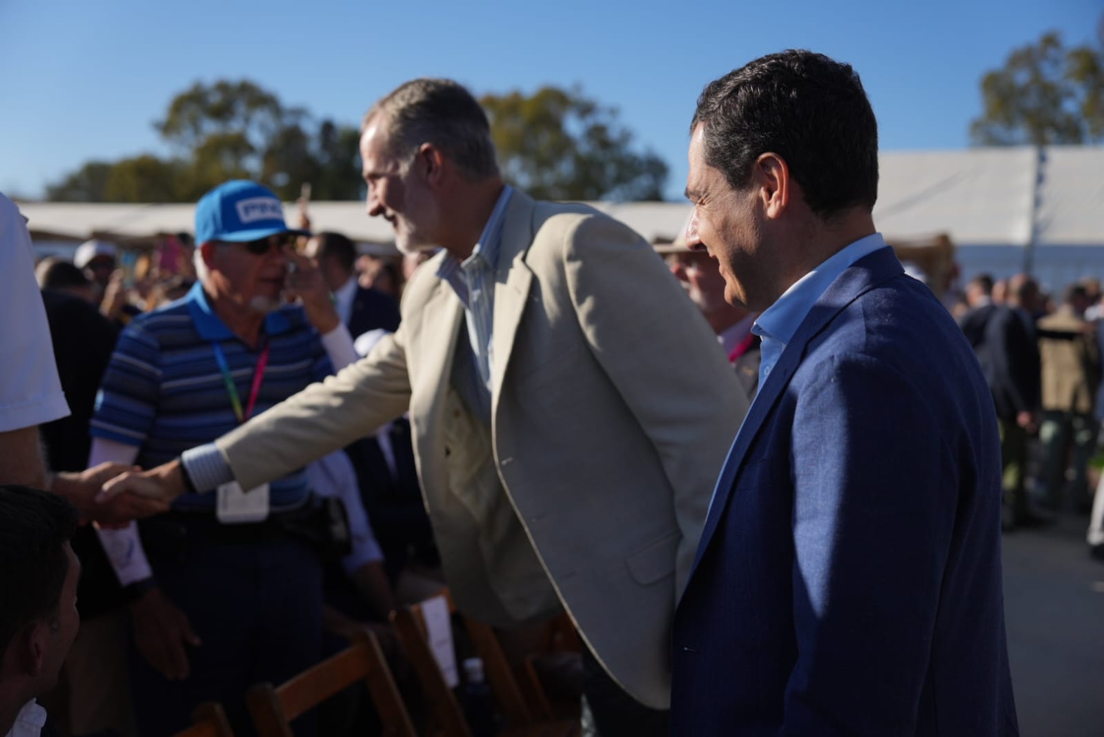 Juanma Moreno PP Andalucía Junta de Andalucía Rey Felipe VI Solheim