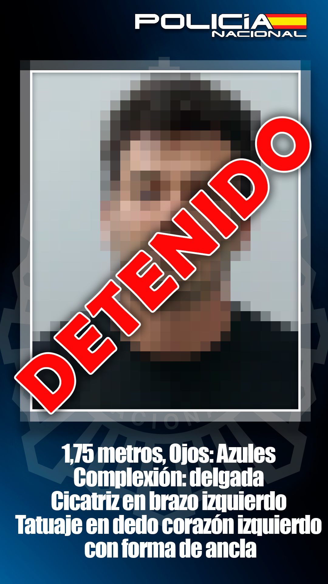 Imagen De Detenido En Madrid Uno De &Quot;Los 10 Más Buscados&Quot; Por Homicidio En México 1 Fugitivo Vertical