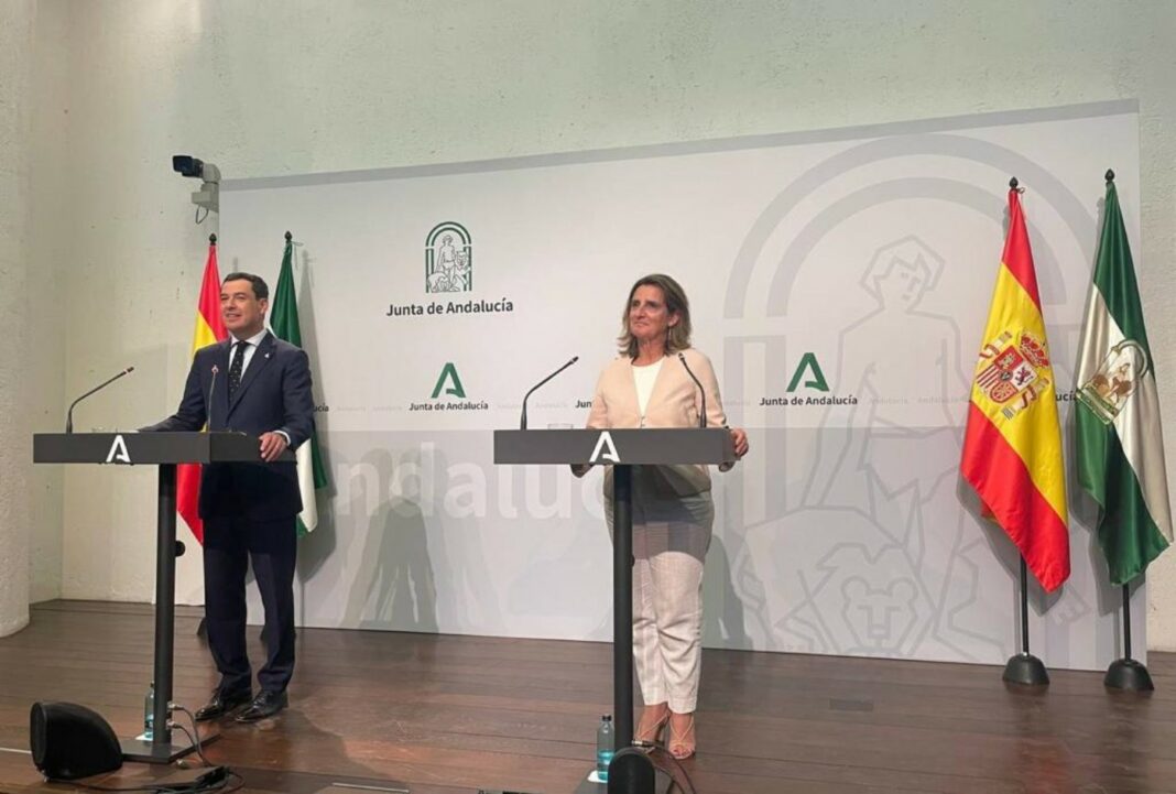 Teresa Ribera Juanma Moreno Doñana Huelva Junta de Andalucía