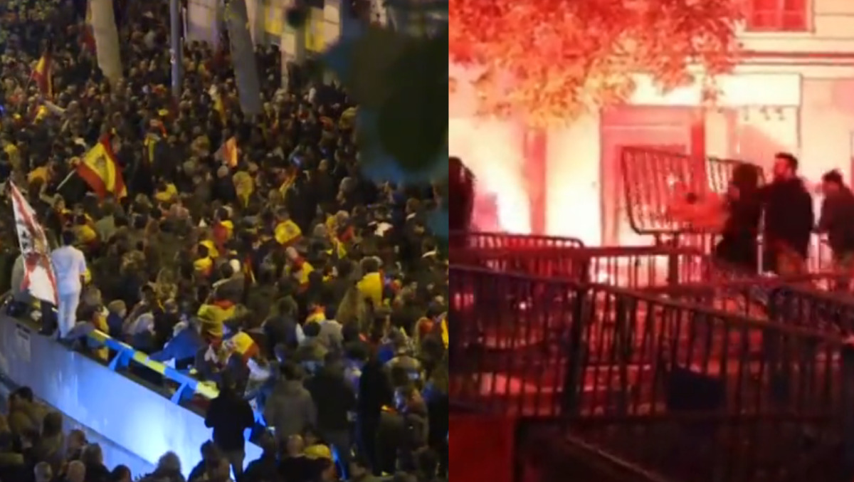 Enfrentamientos y detenciones marcan la séptima noche de protestas en Madrid