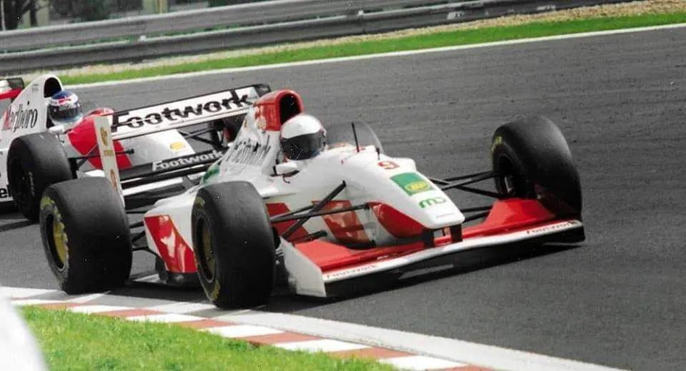 Gil De Ferran Footwork 1993 Fórmula 1 F1 Test