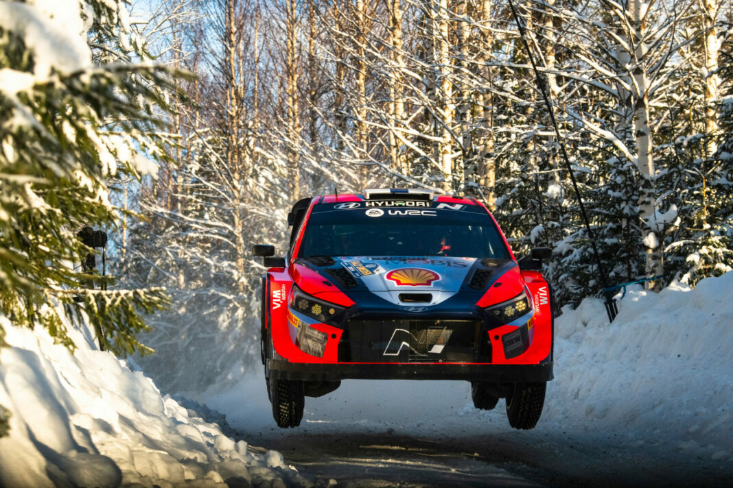 Rally Suecia Hyundai Lappi deportes motor nieve WRC