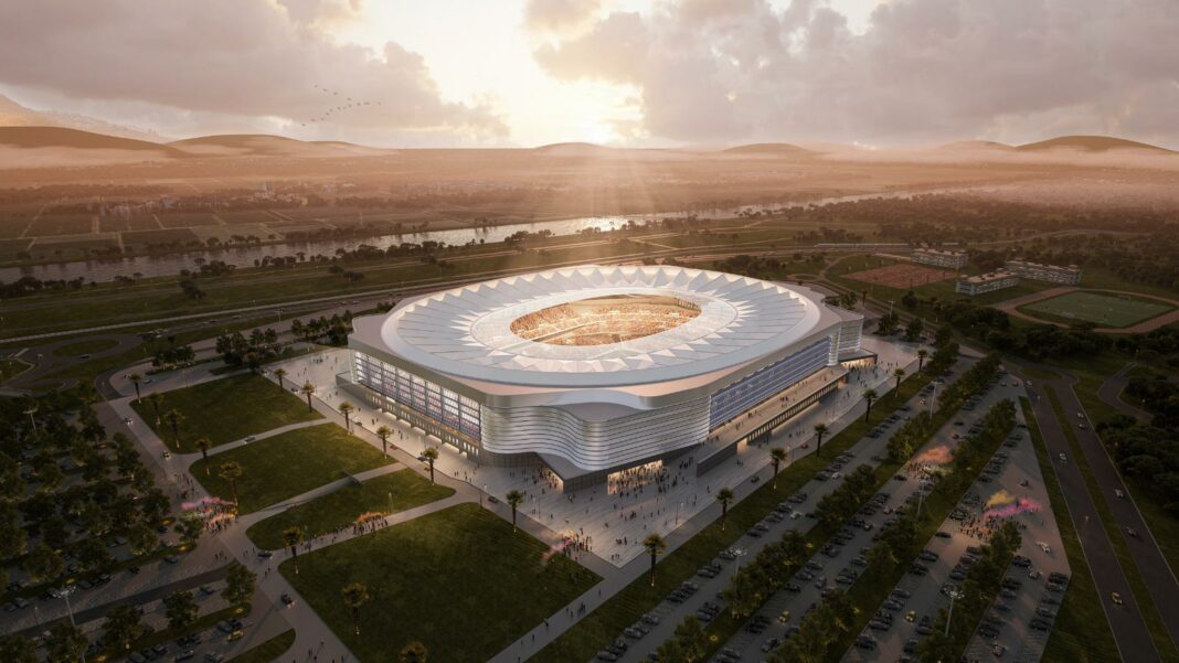 Sevilla Estadio Cartuja Mundial 2030 render