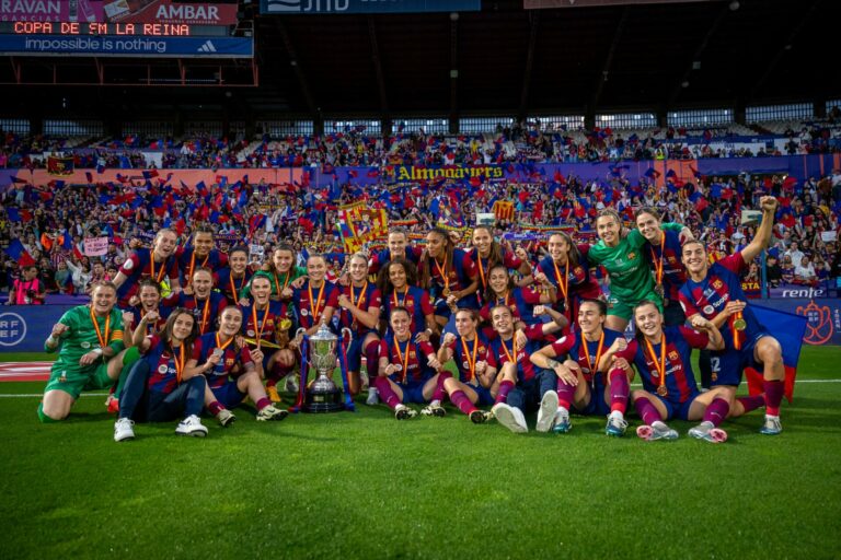 El Barça levanta su décima Copa de la Reina tras golear a la Real Sociedad