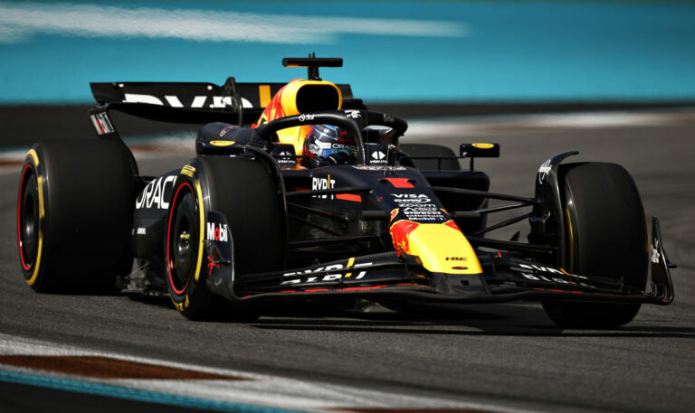 Verstappen saldrá desde la Pole en la sprint de Miami tras una clasificación con muchos errores