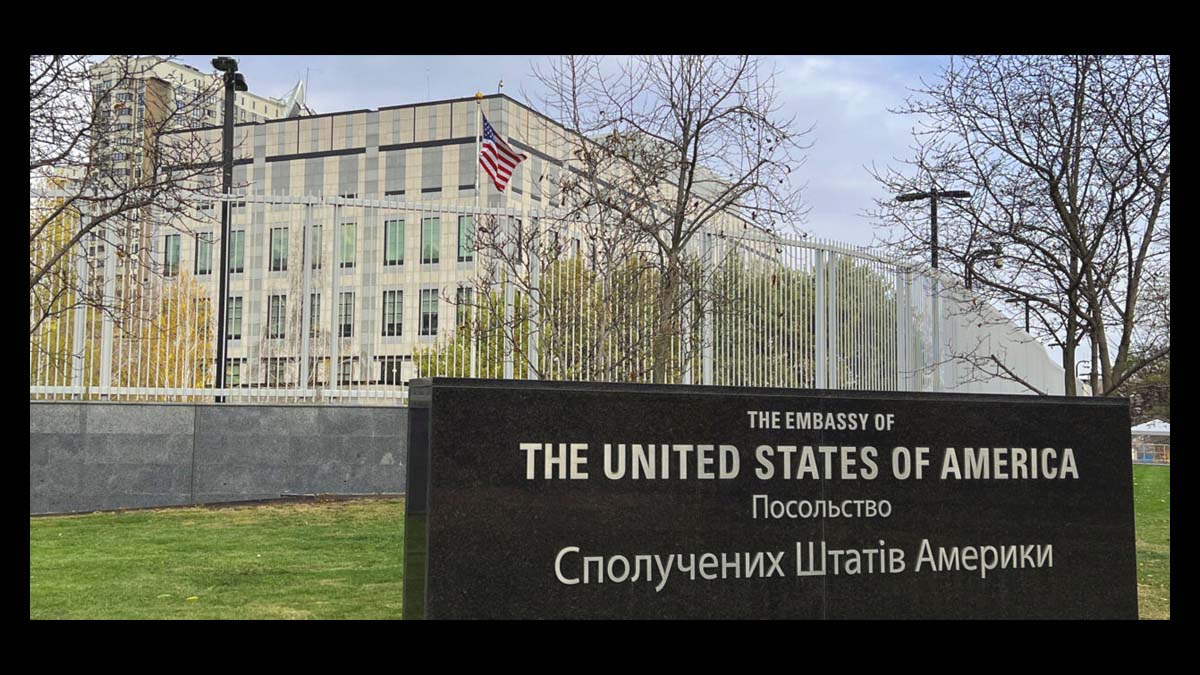 Imagen de Las embajadas de EE.UU. y España en Kiev cierran temporalmente por alerta de ataque ruso 1 embajada de EE.UU . en Kiev